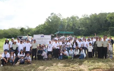 กิจกรรม CSR ปลูกป่าลดโลกร้อน ณ เขตรักษาพันธุ์สัตว์ป่าเขาเขียว – เขาชมภู่ จังหวัดชลบุรี